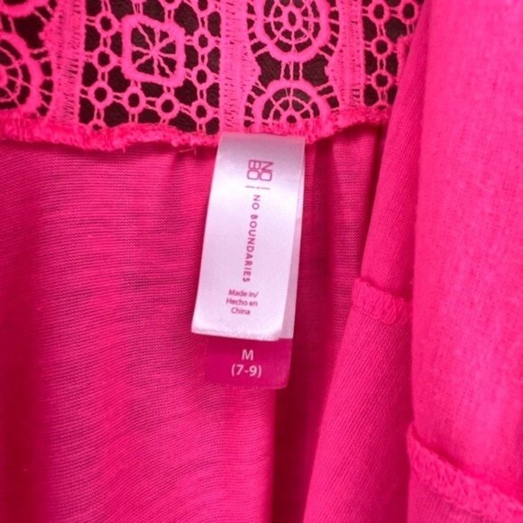 Pink High Low Tank Top Sugar Skull Roses Lace Back Detail Womens Dia De Muertos - Picture 11 of 11